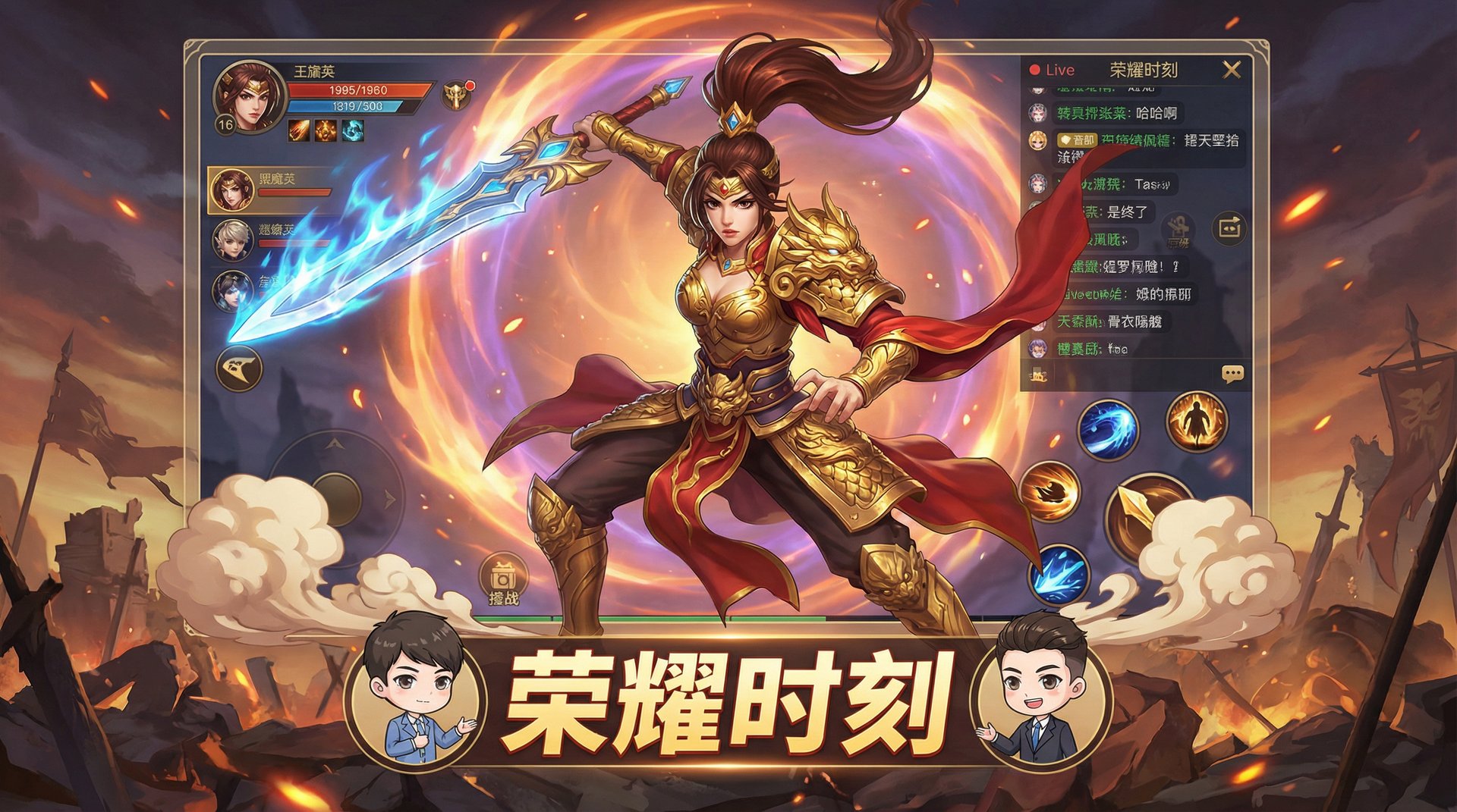 搜同网王者荣耀解说视频